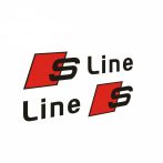 S Line Audi 2db-os Matrica Szett Fekete