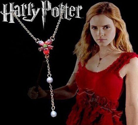 Harry Potter Hermione Horcrux Virág Nyaklánc