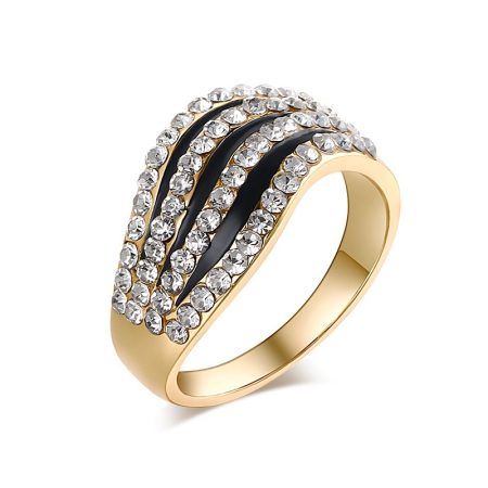 Kristályos Luxus Női Gyűrű 02