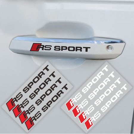 Audi RS Sport Matrica Fekete 4db-os Szett