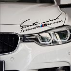 BMW M Motorsport Sport Mind Matrica Fekete BMW M Motorsport Sport Mind Matrica Fekete