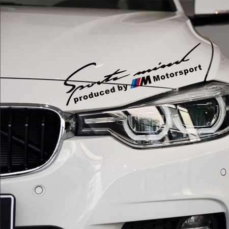 BMW M Motorsport Sport Mind Matrica Fekete