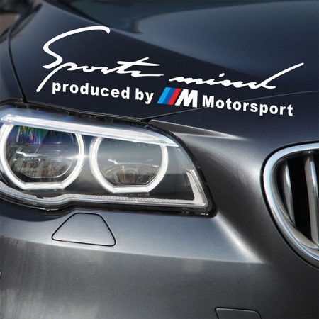 BMW M Motorsport Sport Mind Matrica Fehér
