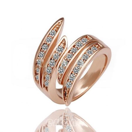 Kristályos Luxus Női Gyűrű