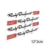   WRC Rali Racing Development Autó Ajtó 4db-os Matrica Szett Fekete